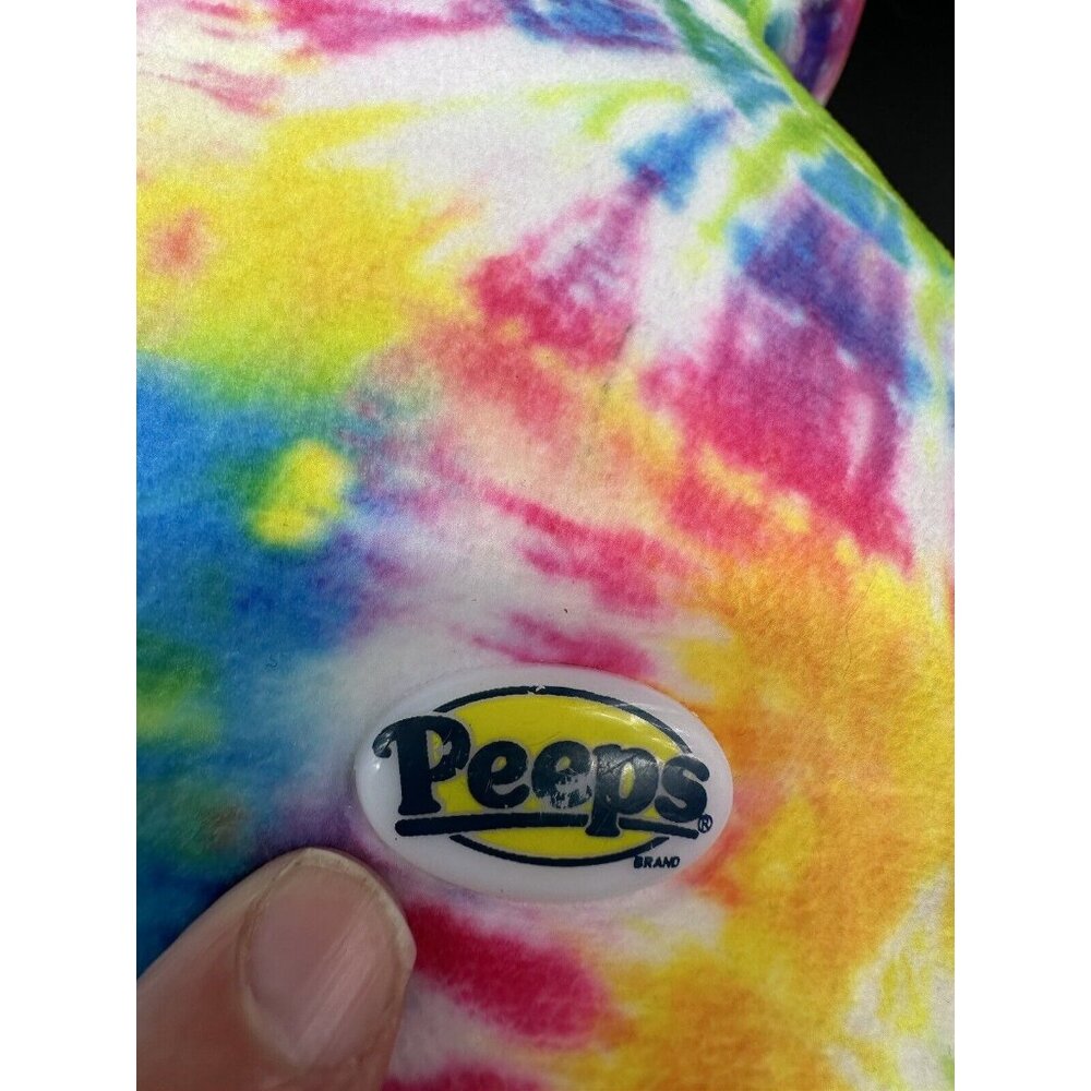 PEEPS Retro Tie Dye Easter Bunny Rabbit Plush Stuffed Animal 2023 Just born 17” - Picture 10 of 14